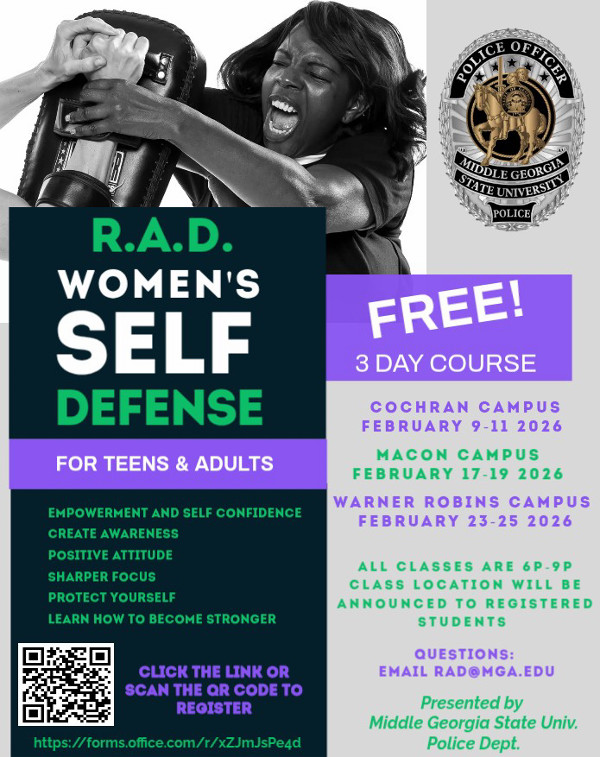 Flyer with RAD class info